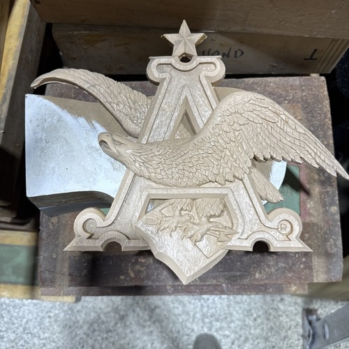Anheuser busch eagle - anheuser, sign